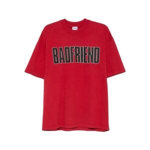 BAD FRIEND LOGO RED T-SHIRT SIZE LARGE